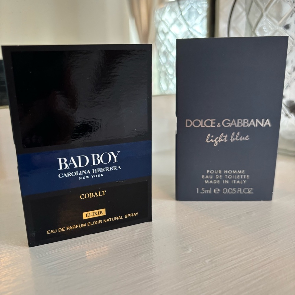 Carolina Herrera Bad Boy & Dolce & Gabbana Light Blue Fragrance Duo